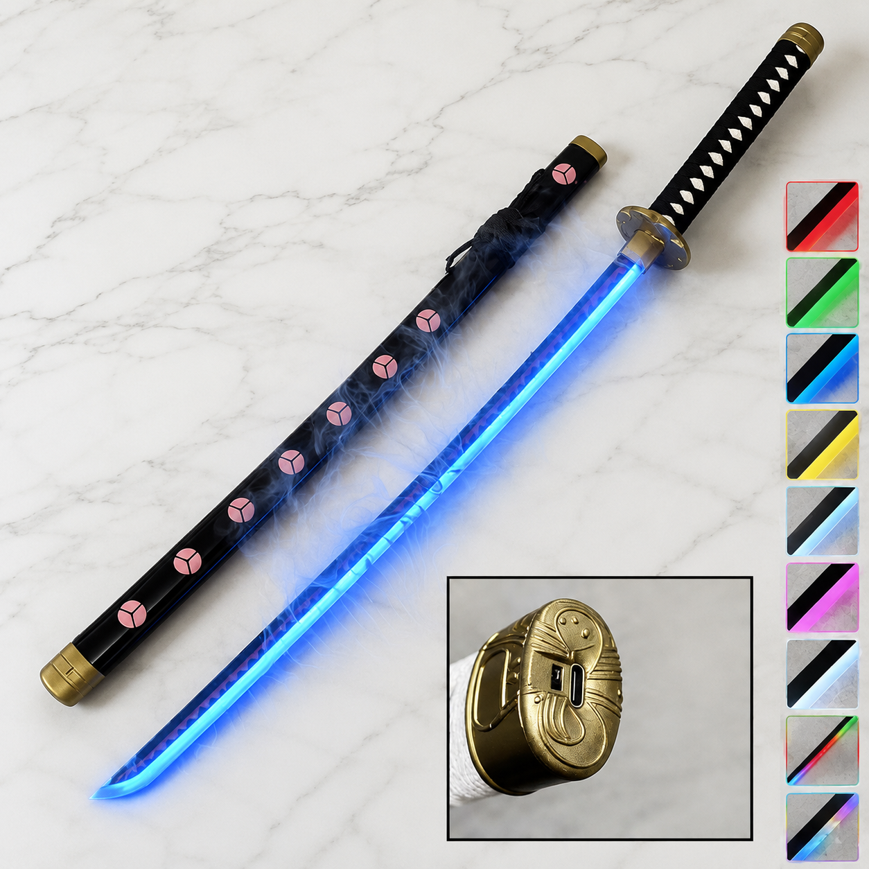 Smoking LED Katanas