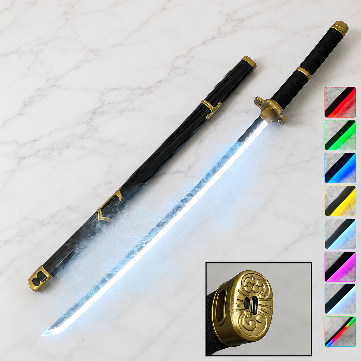 Smoking LED Katanas