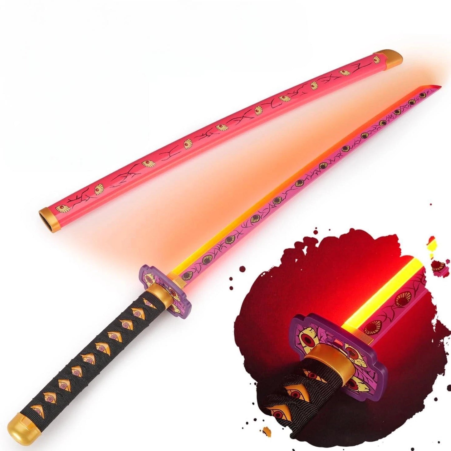 Glowing LED Katanas