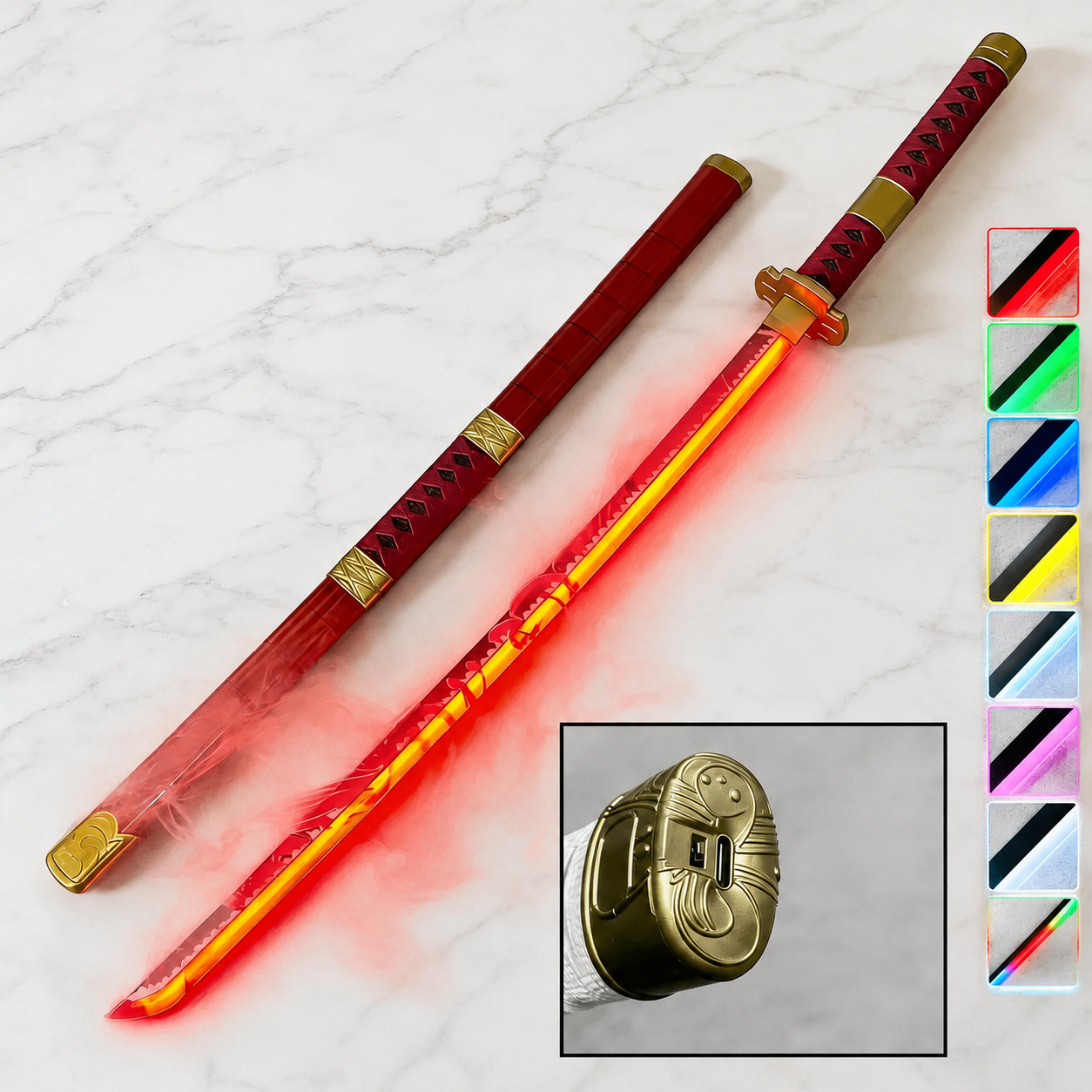 Smoking LED Katanas